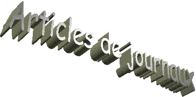 Articles de journaux